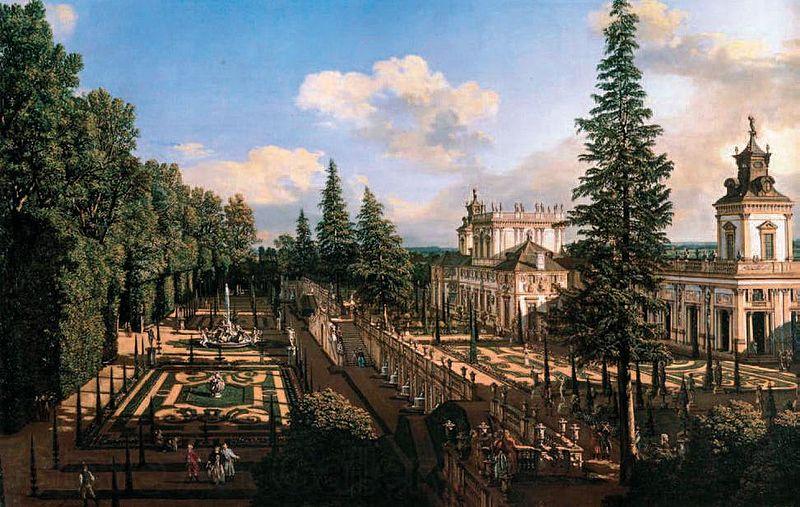 BELLOTTO, Bernardo Wilanow Palace as seen from north-east Norge oil painting art